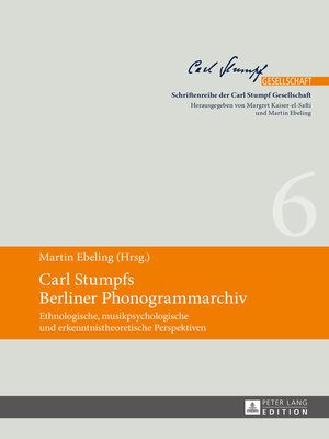 cover image of Carl Stumpfs Berliner Phonogrammarchiv